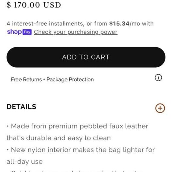 FAWN Leather Bag Mini Backpack main image 5